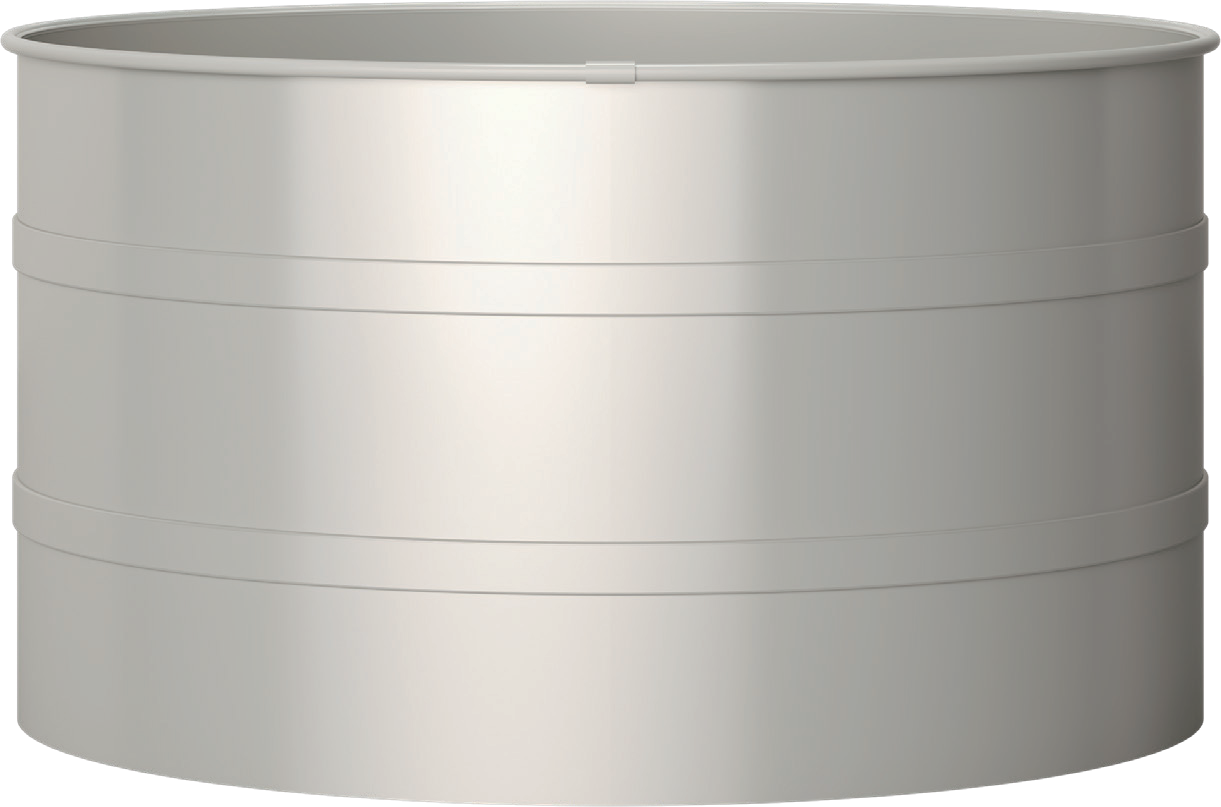 Round custom PP aquaculture tank for a commercial RAS project